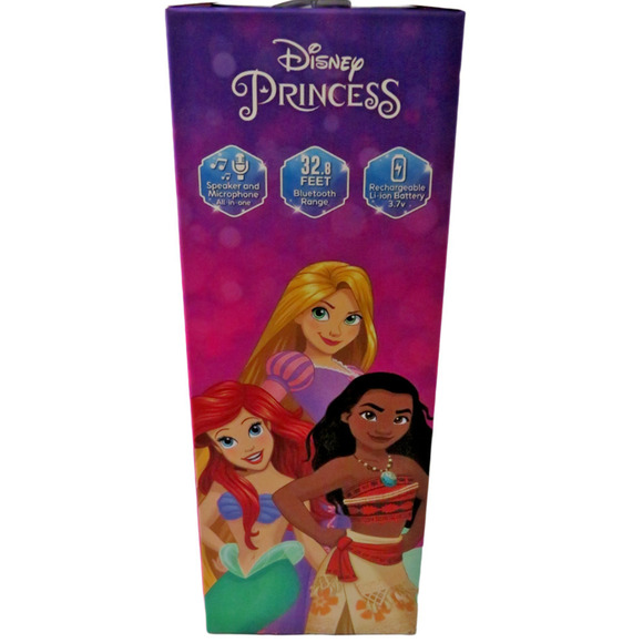 NEW Disney Princess Wireless Bluetooth Karaoke Speaker & Microphone Musical Toy - Picture 4 of 6